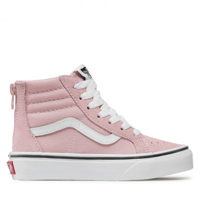 Baby pink and white vans online